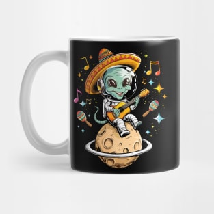 Cinco de Mayo Astronaut alien Festive Space Mexican tee Mug